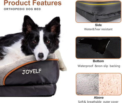 Premium Orthopedic Dog Bed for Medium to Large Breeds