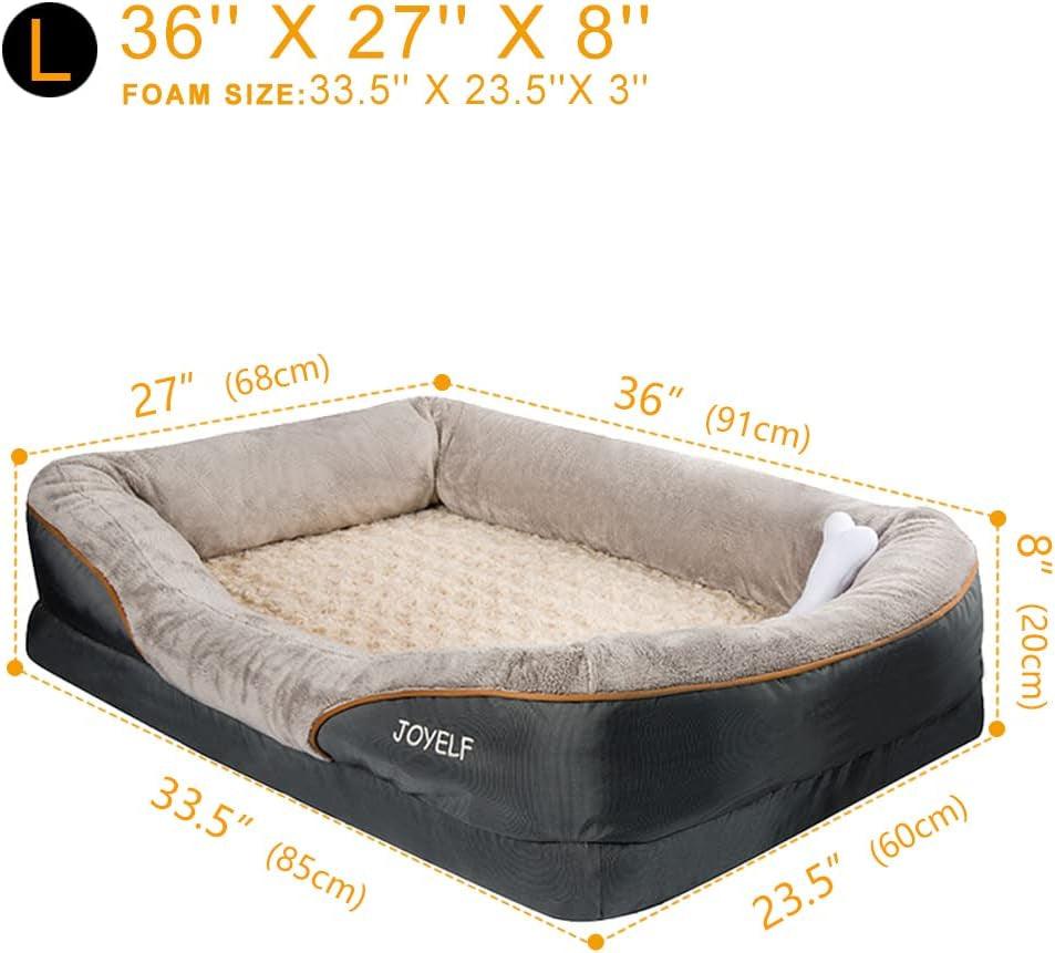 Premium Orthopedic Dog Bed for Medium to Large Breeds