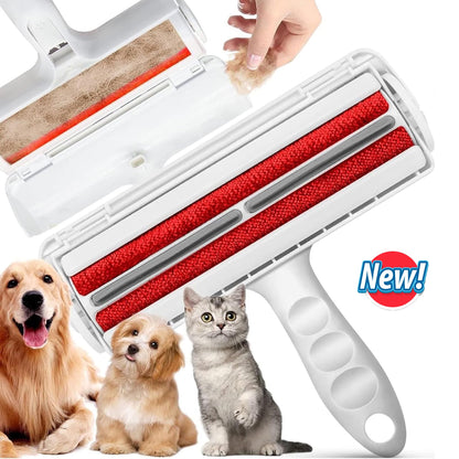 Reusable Lint Brush Roller for Pet Hair Removal – Cat & Dog Hair Remover for Furniture, Couch, Carpet, Car Seats & Bedding