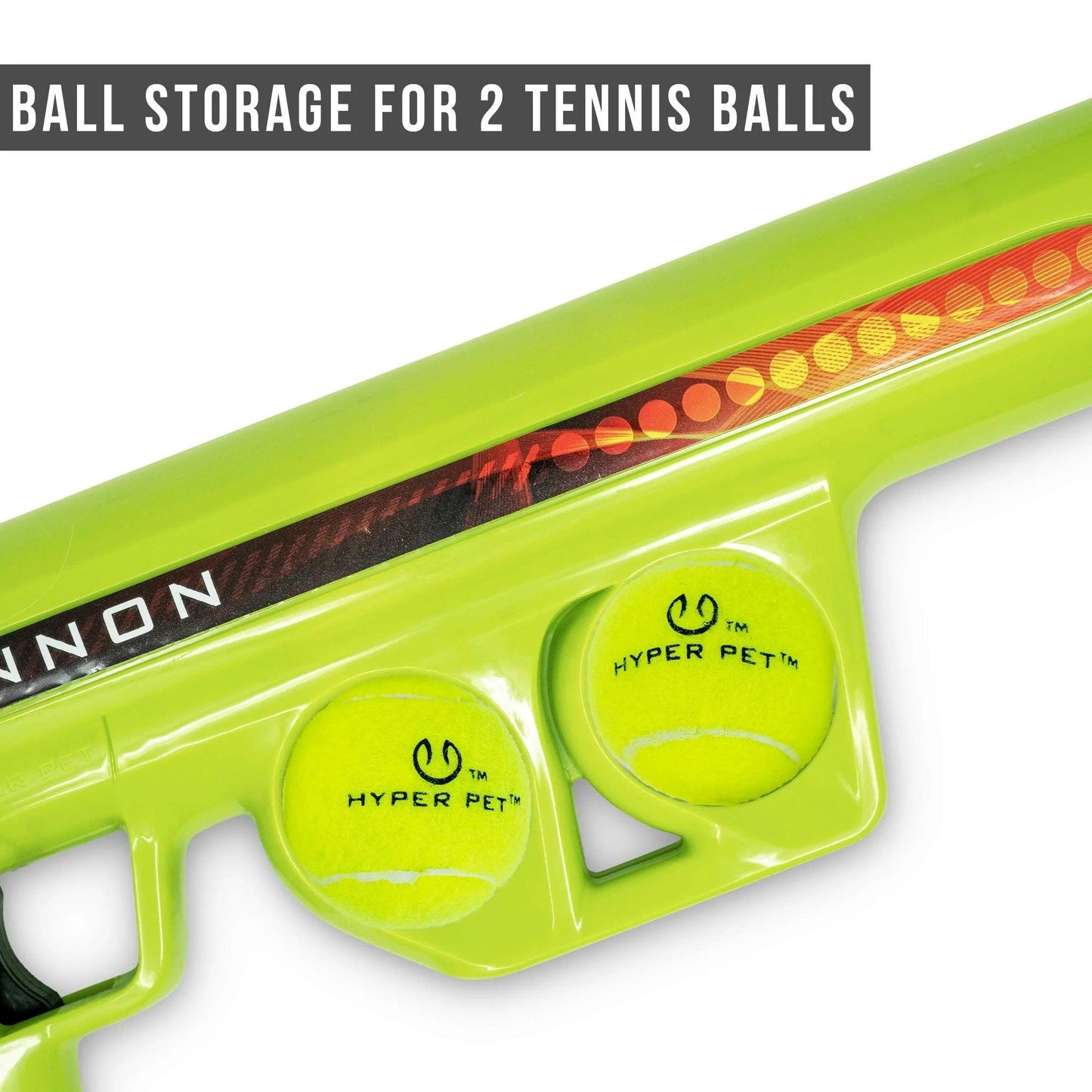 K9 Kannon Dog Tennis Ball Launcher Interactive Dog Toy with 1 Dog Ball, Green, ball launcher, ball thrower for dogs